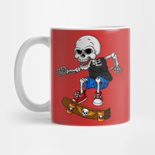 Skeleton Skateboard Rider Mug